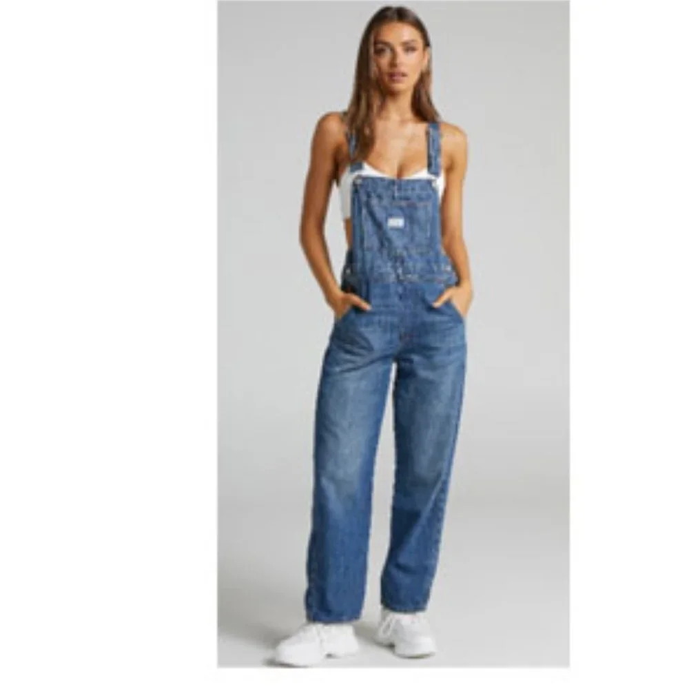 Levi's On Hiatus Vintage Overalls Medium Wash - Picture 5 of 15